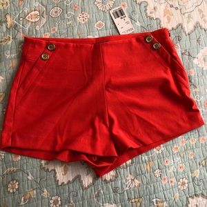 Red/orange shorts forever 21